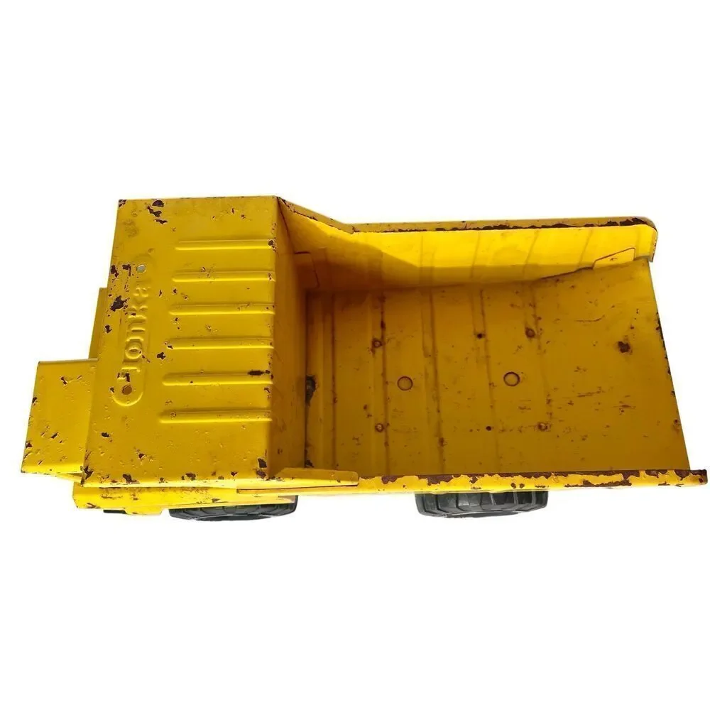 Vintage Tonka Dump Truck XMB-975 1970s Pressed Steel Yellow Original Condition